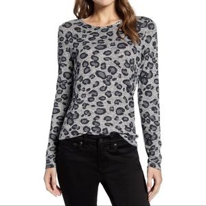 Gibson fitted leopard top